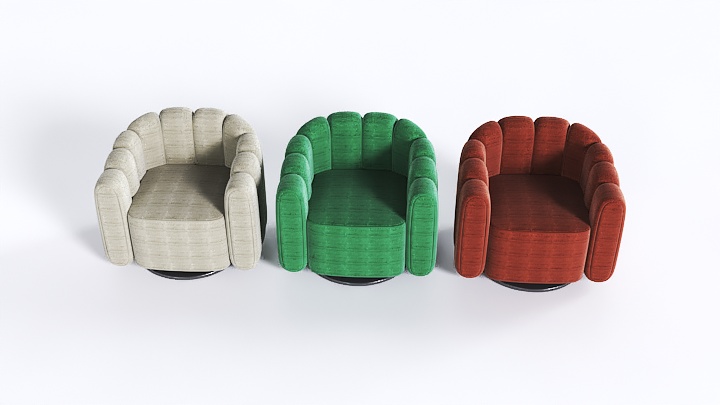 渲染模型_沙发椅181