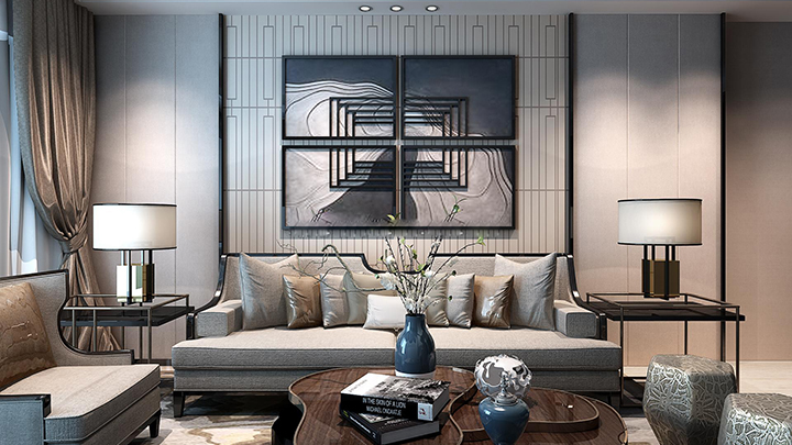 渲染模型_沙发组合011