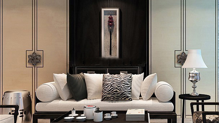 渲染模型_沙发组合019