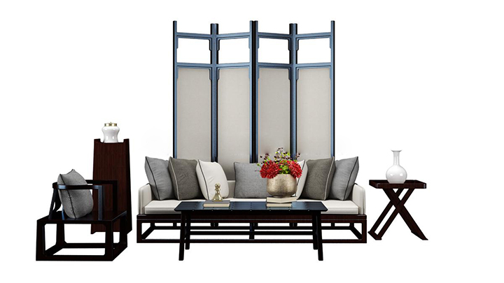 渲染模型_沙发组合024