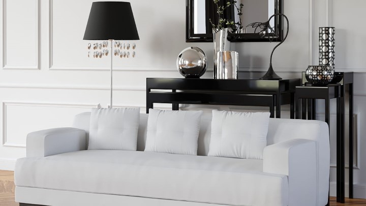 渲染模型_沙发茶几组合004