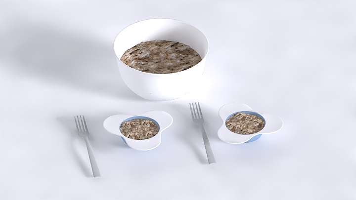 渲染模型_沙拉001