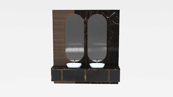 渲染模型_洗手台072