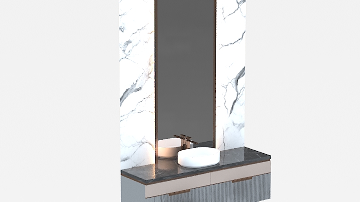 渲染模型_洗手台073