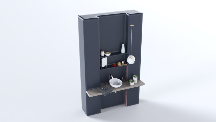 渲染模型_洗手池196