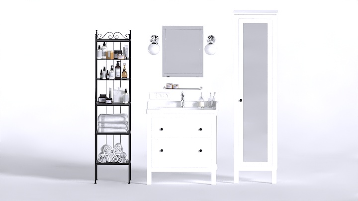 渲染模型_洗漱间002