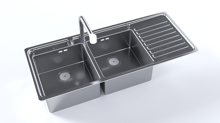 渲染模型_洗碗槽020