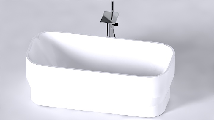 渲染模型_浴缸158