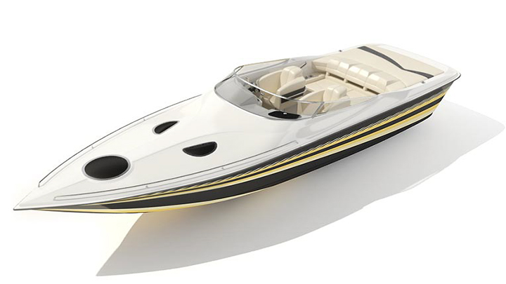 渲染模型_游艇019