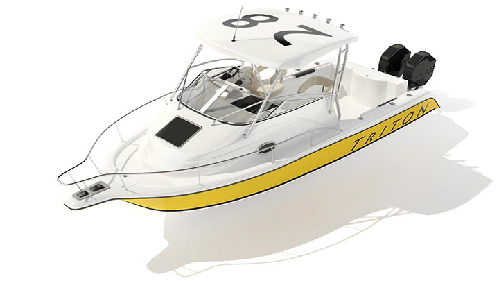 渲染模型_游艇021