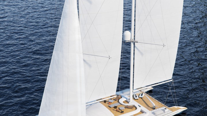 渲染模型_游艇船舶015