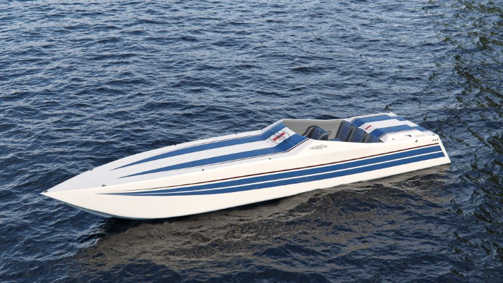 渲染模型_游艇船舶023