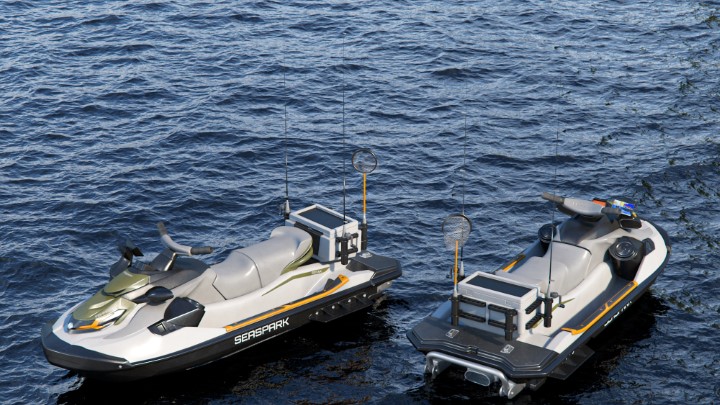 渲染模型_游艇船舶028