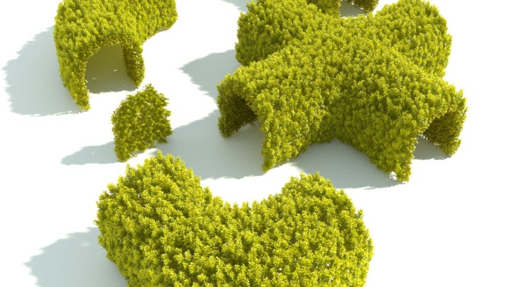 渲染模型_灌木079