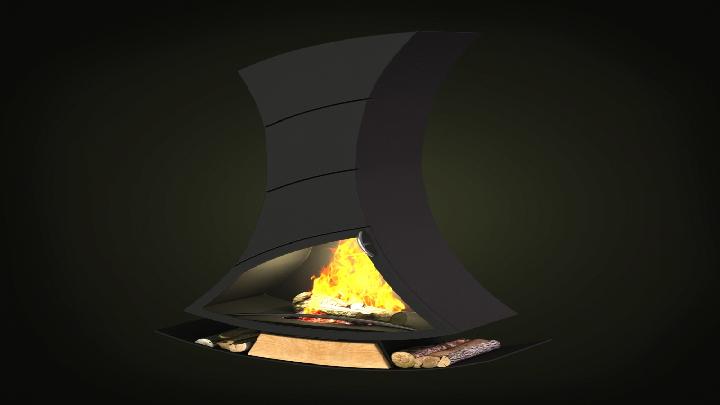 渲染模型_火炉027