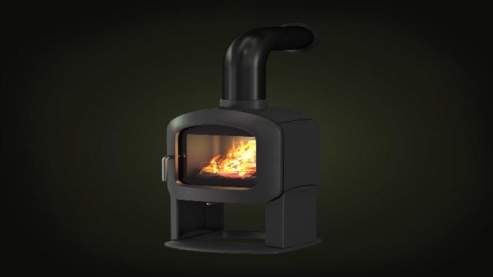 渲染模型_火炉055