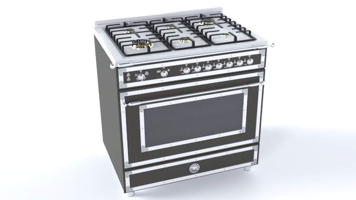 渲染模型_烤箱076