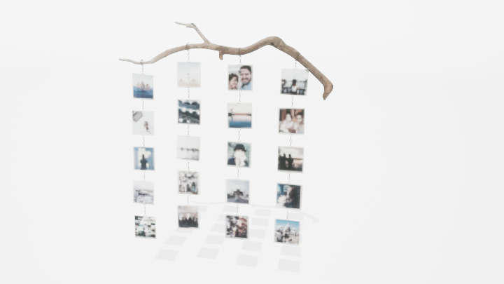 渲染模型_照片墙005