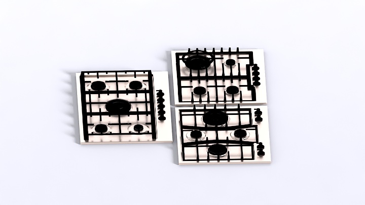 渲染模型_燃气灶033