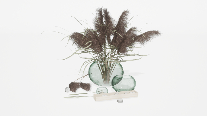 渲染模型_瓶景装饰002