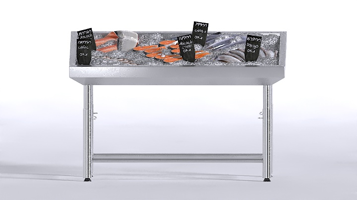 渲染模型_生鲜摊001