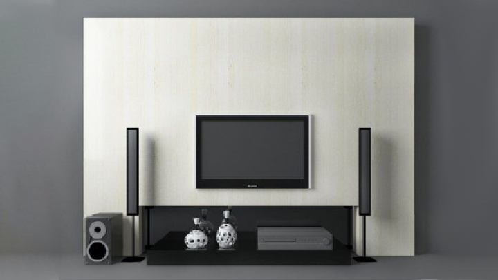 渲染模型_电视墙046