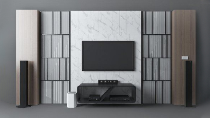 渲染模型_电视墙071