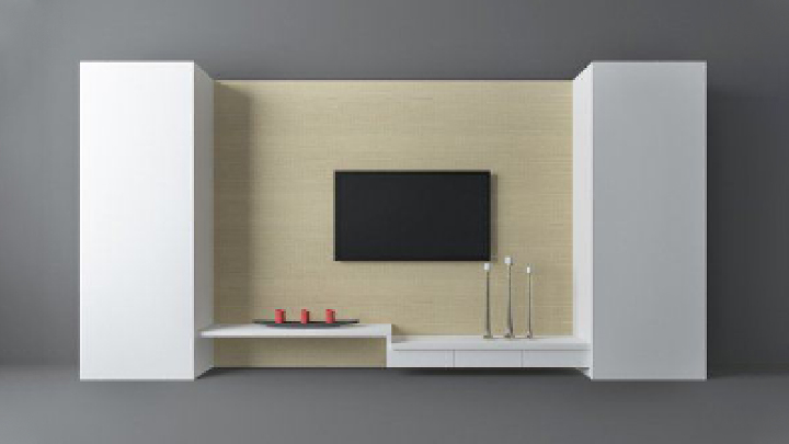 渲染模型_电视墙078