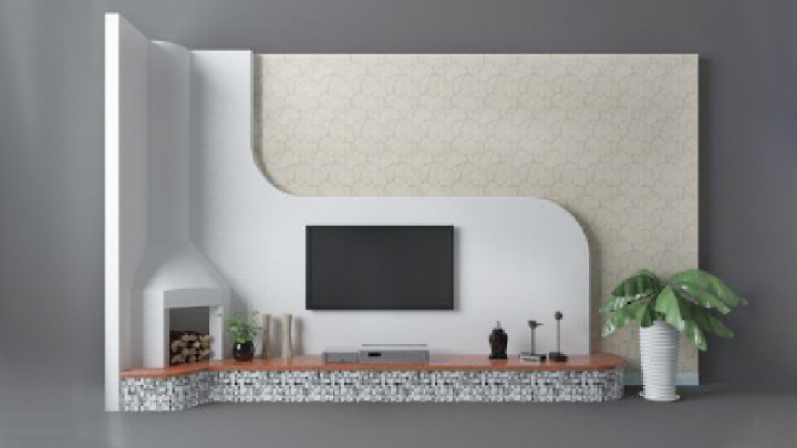 渲染模型_电视墙119