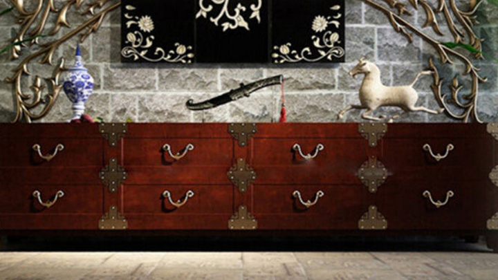 渲染模型_电视柜065