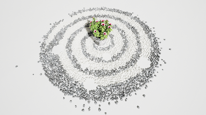 渲染模型_盆栽562