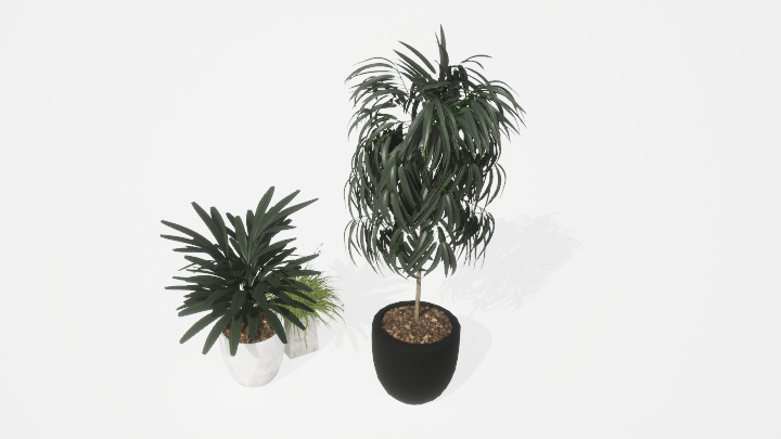 渲染模型_盆栽绿植018