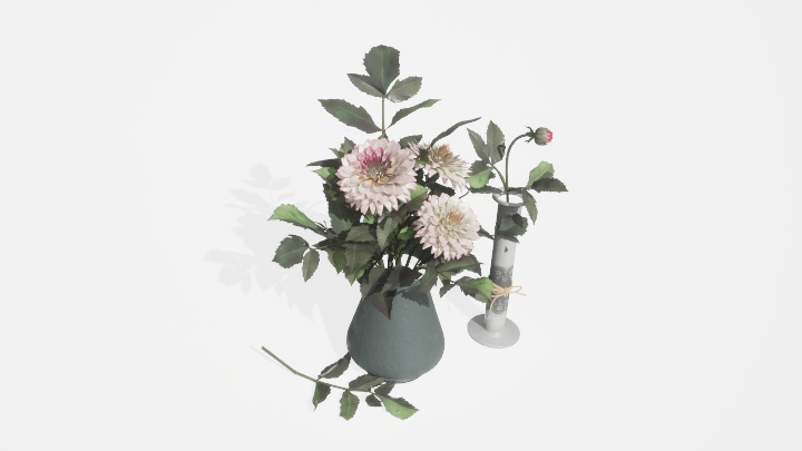 渲染模型_盆栽绿植023