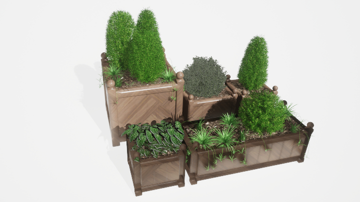 渲染模型_盆栽绿植025