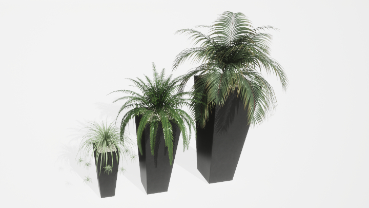 渲染模型_盆栽绿植037