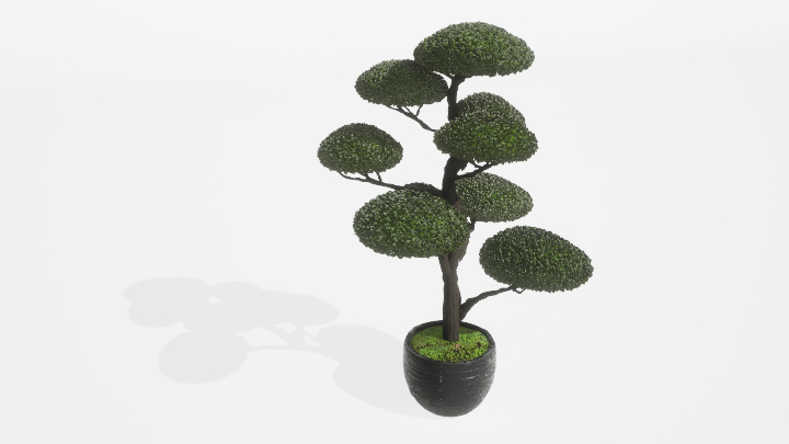 渲染模型_盆栽绿植039