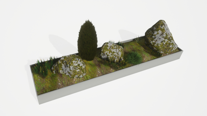 渲染模型_盆栽绿植100