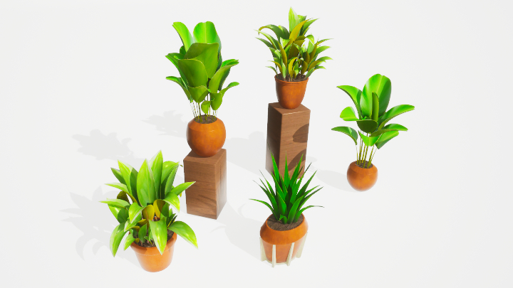 渲染模型_盆栽绿植108