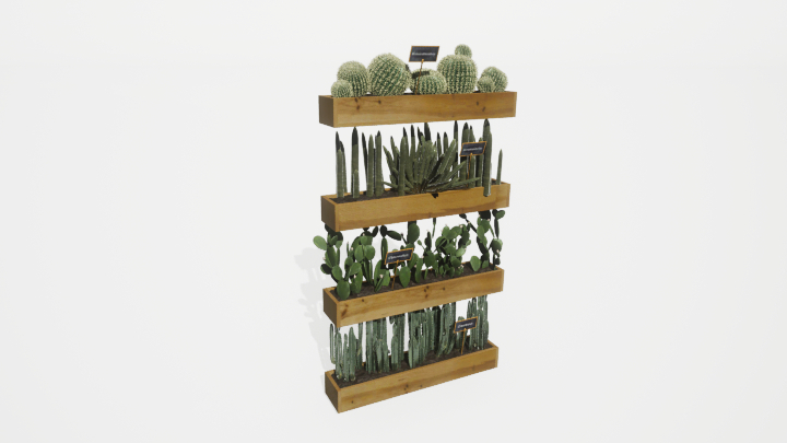 渲染模型_盆栽绿植135