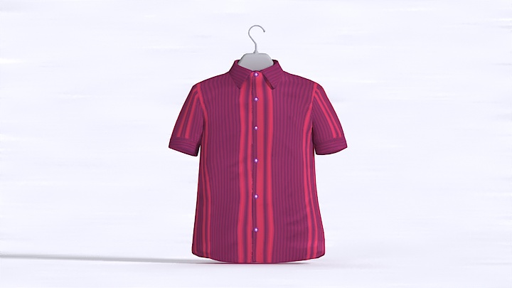 渲染模型_短袖008