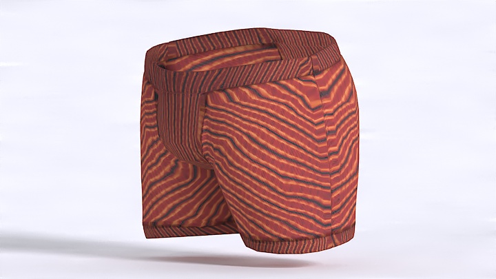 渲染模型_短裤006