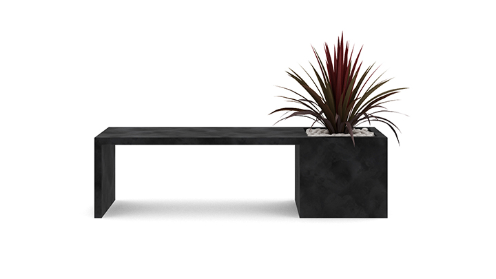 渲染模型_石凳003