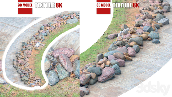 渲染模型_石头012