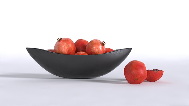 渲染模型_石榴004