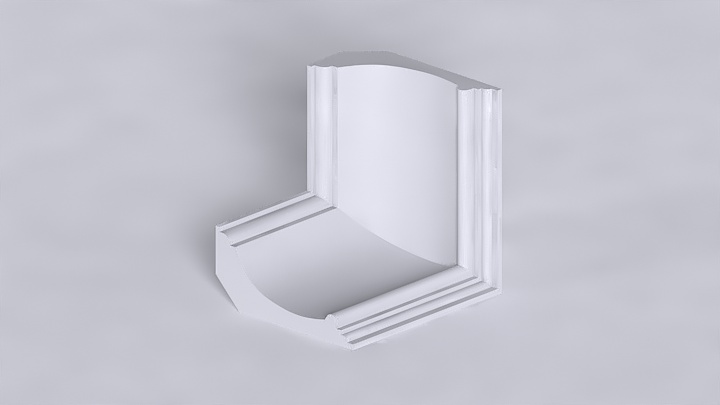 渲染模型_石膏线004