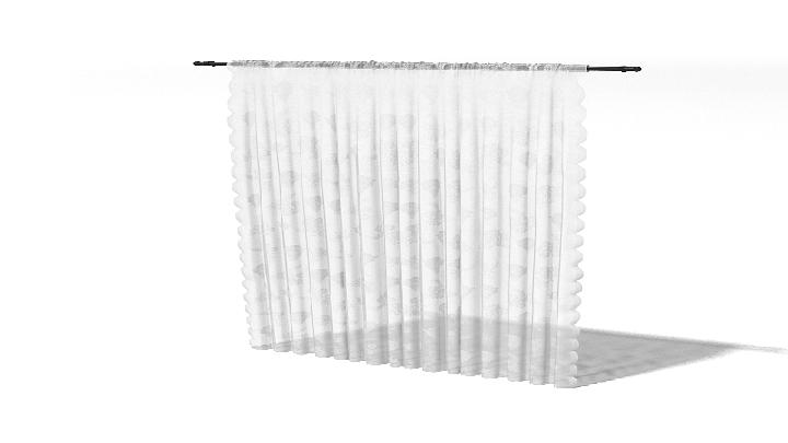 渲染模型_窗帘416