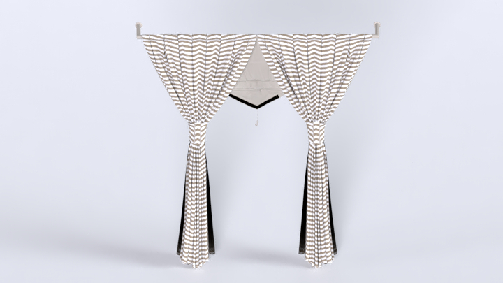 渲染模型_窗帘543