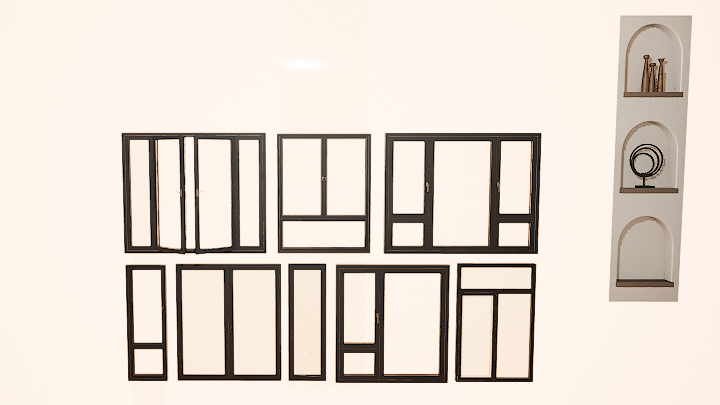 渲染模型_窗户106