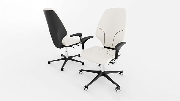 渲染模型_简约座椅001