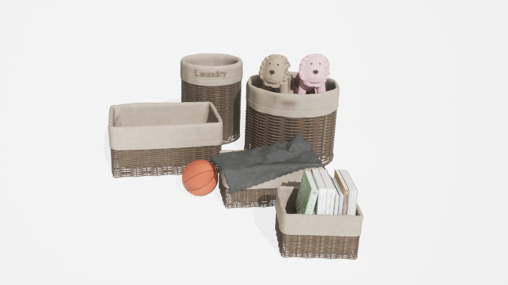 渲染模型_篮子016